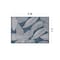 World Rug Gallery Distressed Palm Leaves Textured Flat Weave Indoor/Outdoor Area Rug 2' x 3' Navy 114NAVY2X3 - alternate 2